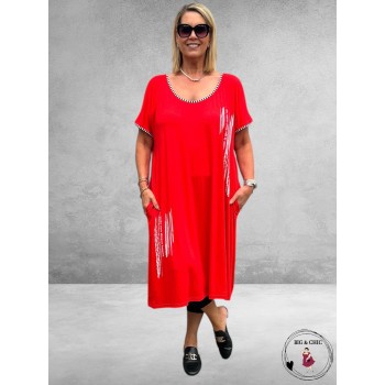 DIVAS PLANET Jurk Rood