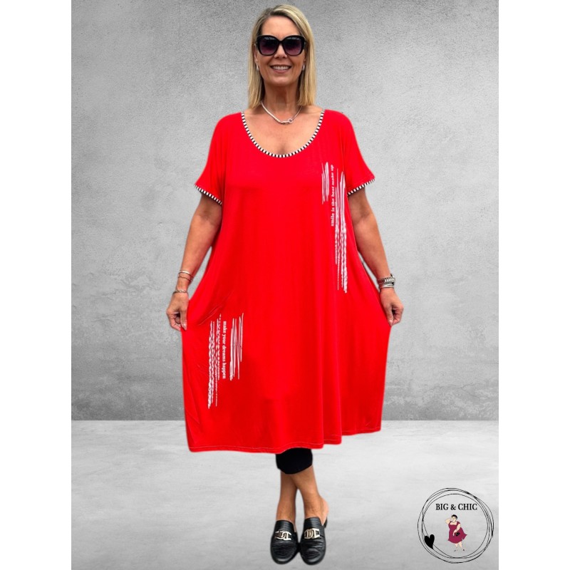 DIVAS PLANET Jurk Rood