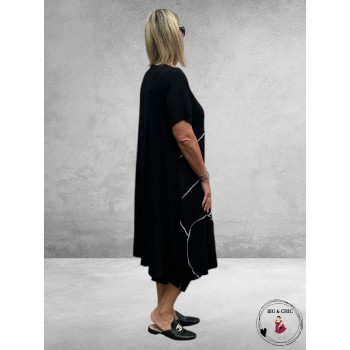 DIVAS PLANET Jurk Zwart 