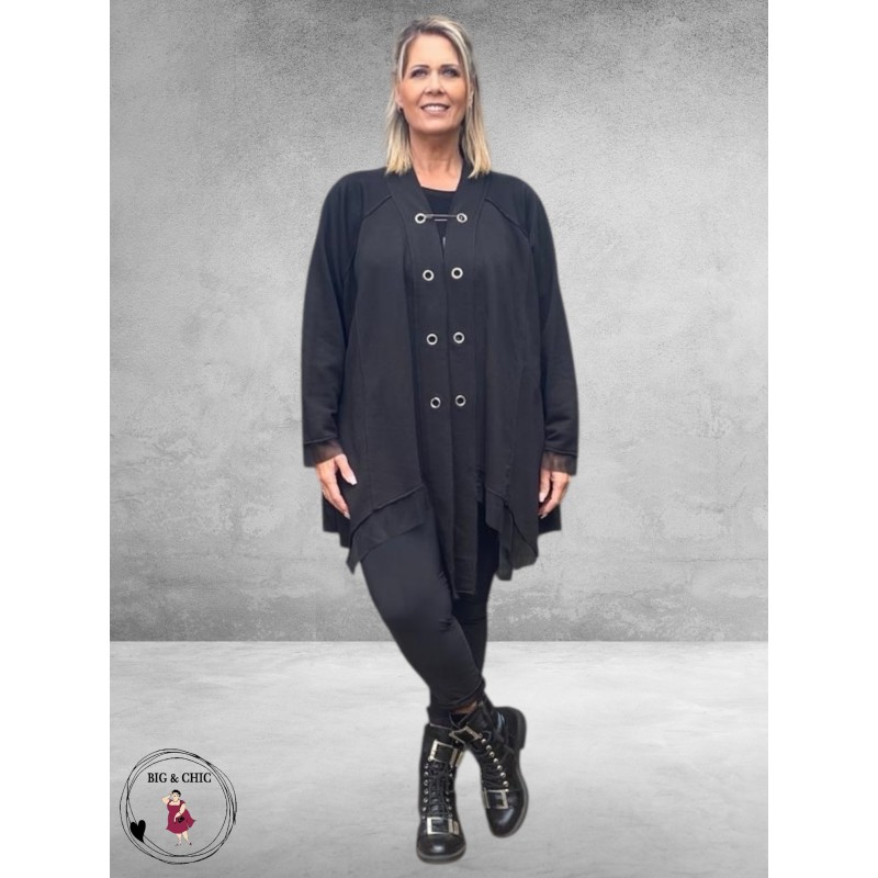 DIVAS PLANET Cardigan Eyelets