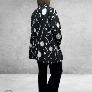 DIVAS Planet  Granddad Blazer Zwart/Wit