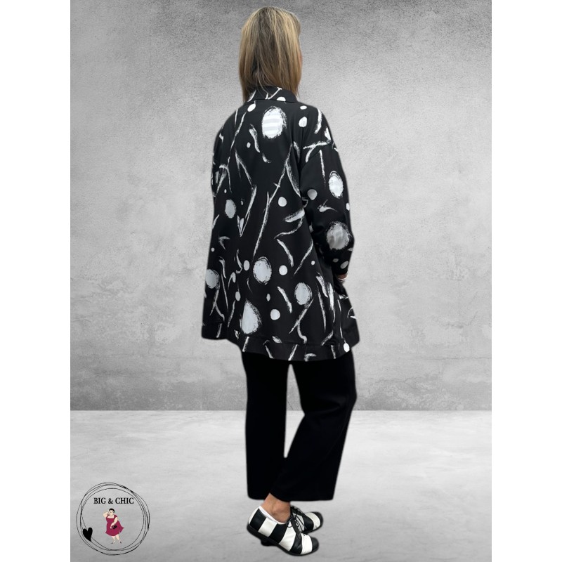 DIVAS Planet  Granddad Blazer Zwart/Wit