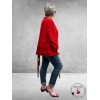 DIVAS PLANET Sweater Oversize Rood 