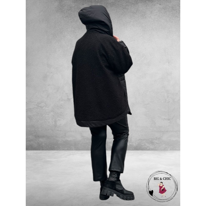 DIVAS PLANET Tussenjas Zwart Bouclé