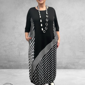 DYB Ballonjurk Stijlvol en Uniek Zwart Wit