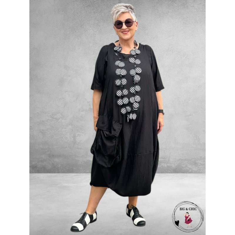 DYB Ballon Jurk Zwart