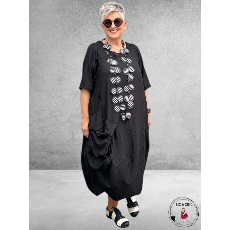 DYB Ballon Jurk Zwart