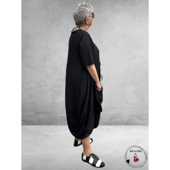 DYB Ballon Jurk Zwart