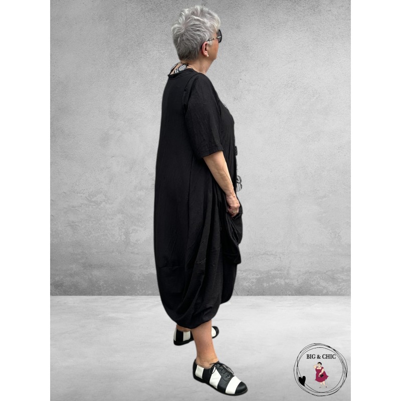 DYB Ballon Jurk Zwart