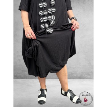 DYB Ballon Jurk Zwart