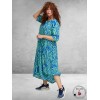 DYB Jurk Maxi Groen-Kobalt