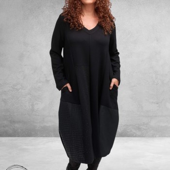 DYB Ballonjurk Zwart Luxe Details