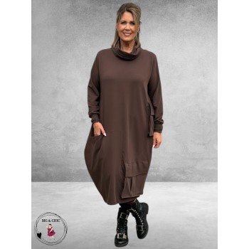 DYB Jurk Bruin met Zakken