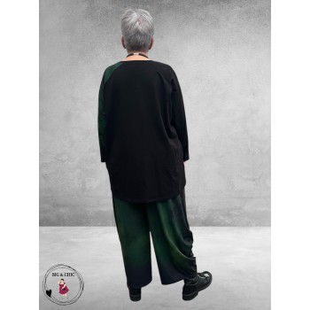 FRENZI Ballonbroek Zwart/Groen