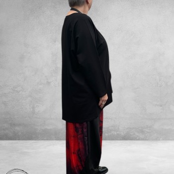 FRENZI Ballonbroek Zwart/Rood