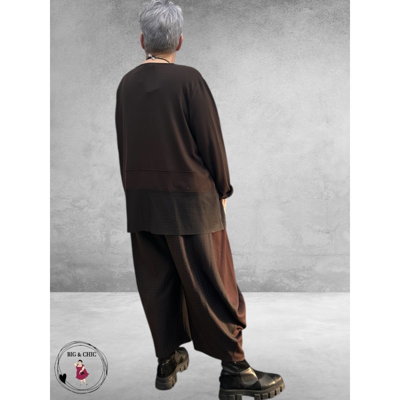 DYB Shirt Bruin Slangen Print