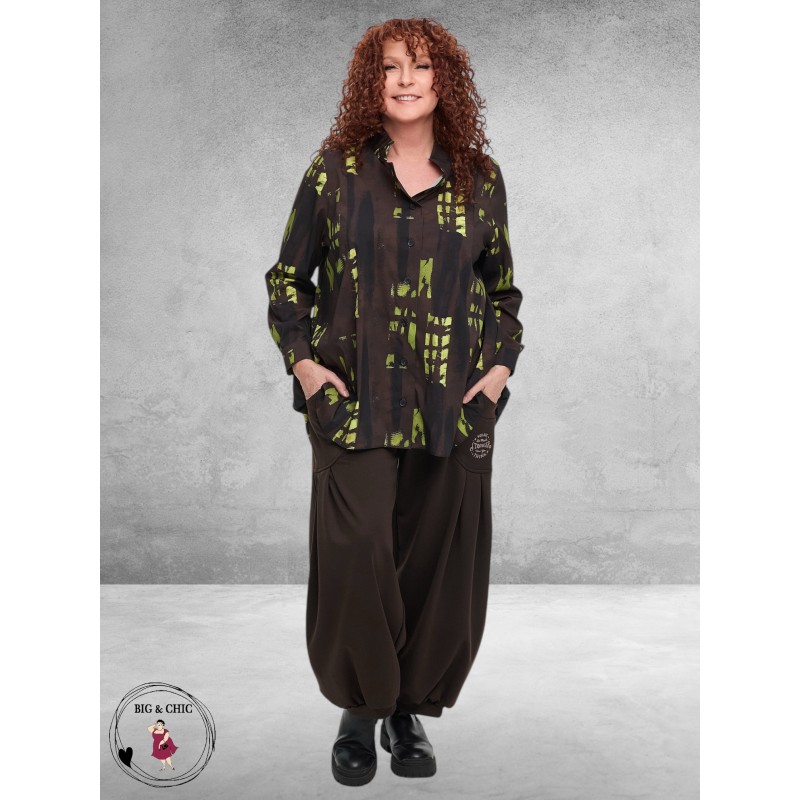 DYB Blouse Zwart/Groen