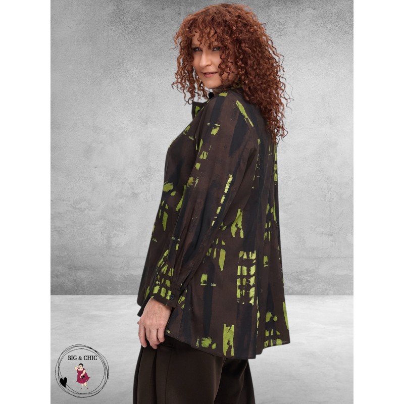 DYB Blouse Zwart/Groen