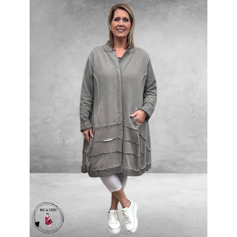 DYB Jas/Vest Katoen  Taupe