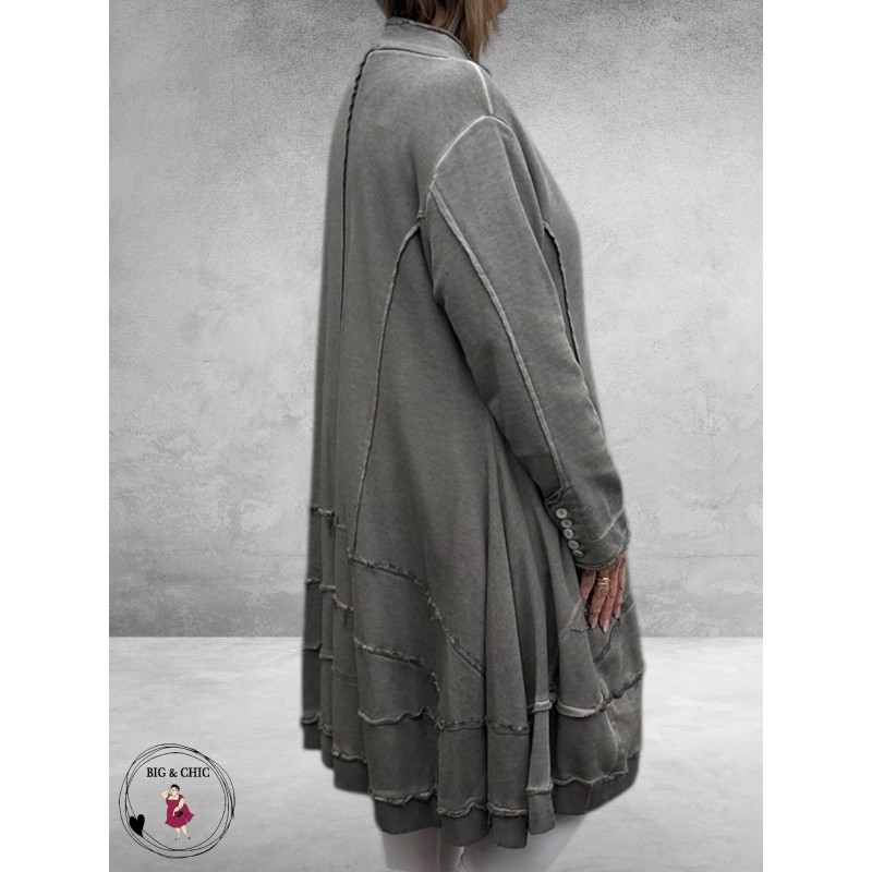 DYB Jas/Vest Katoen  Taupe