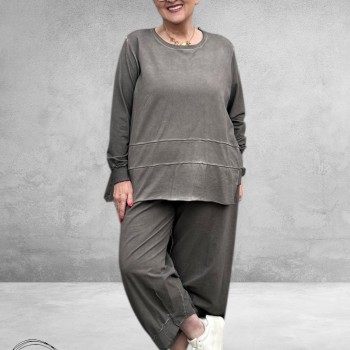 DYB Shirt Tie-Dye Taupe 