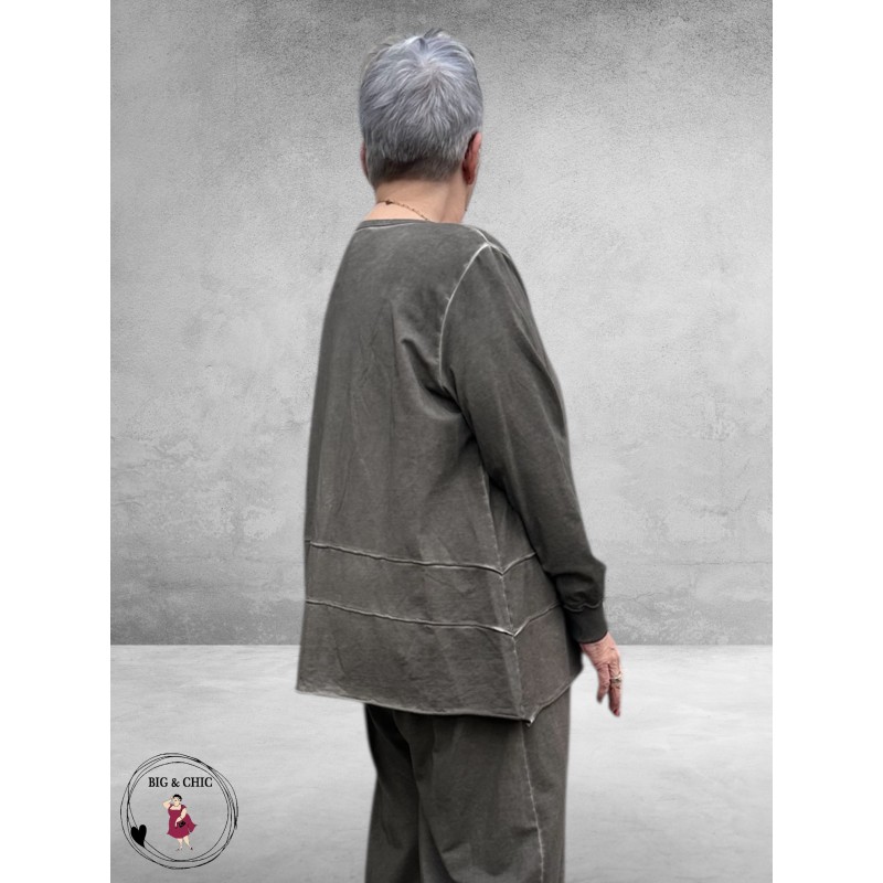 DYB Shirt Tie-Dye Taupe 