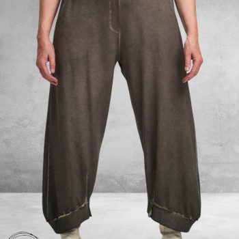 DYB Broek Katoen Tie-Dye Taupe