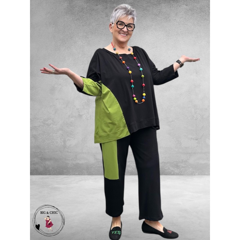 DYB Tweedelig Broek-Shirt Pak – Groen Accent