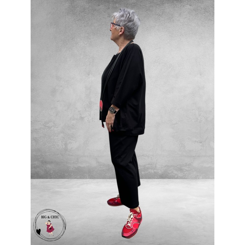 DYB Tweedelig Broek-Shirt Pak – Rood Accent