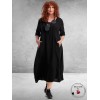 DYB Jurk Linnen Zwart