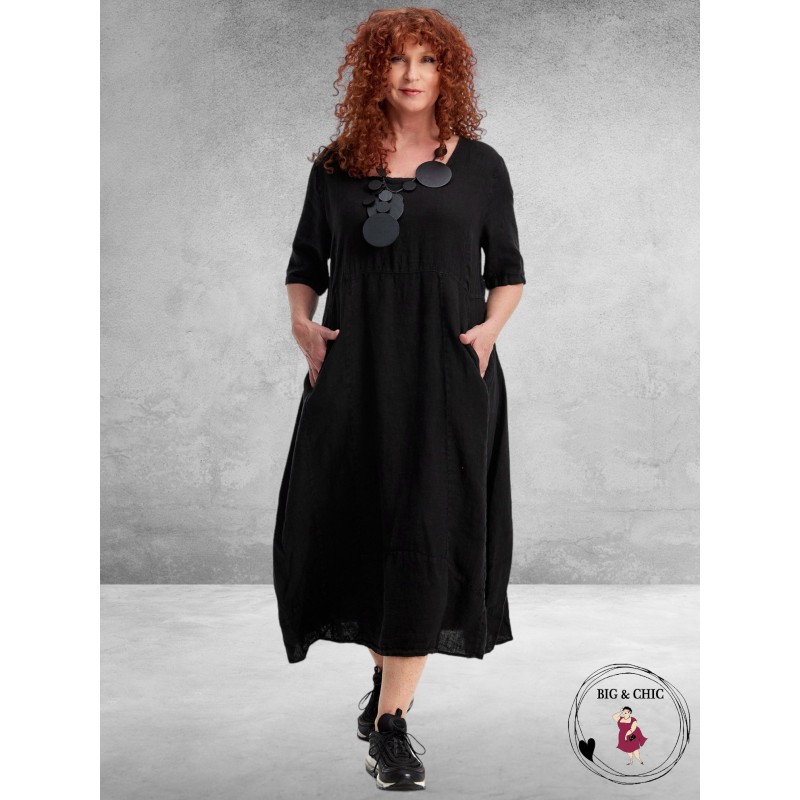 DYB Jurk Linnen Zwart