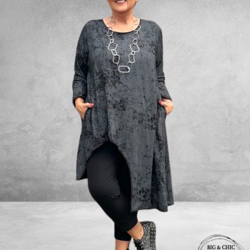 DYB Tuniek Batiklook Asymmetrisch