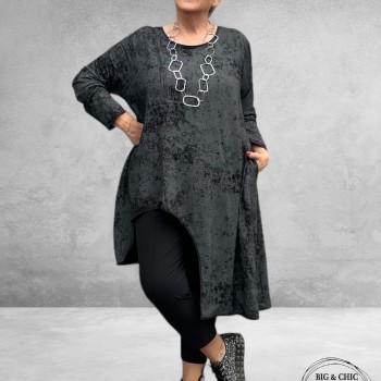 DYB Tuniek Batiklook Asymmetrisch