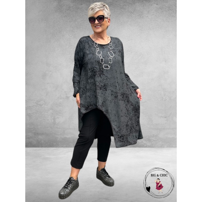 DYB Tuniek Batiklook Asymmetrisch