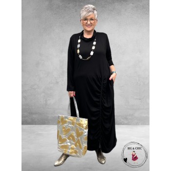 DYB Jurk Zwart Rolkraag