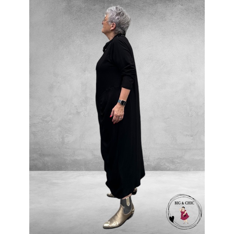 DYB Jurk Zwart Rolkraag