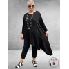 DYB Tuniek Asymmetrisch Zwart