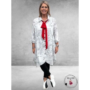 DYB Tuniek/Doorknoop Blouse Science