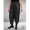 DYB Ballonbroek Leerlook Zwart