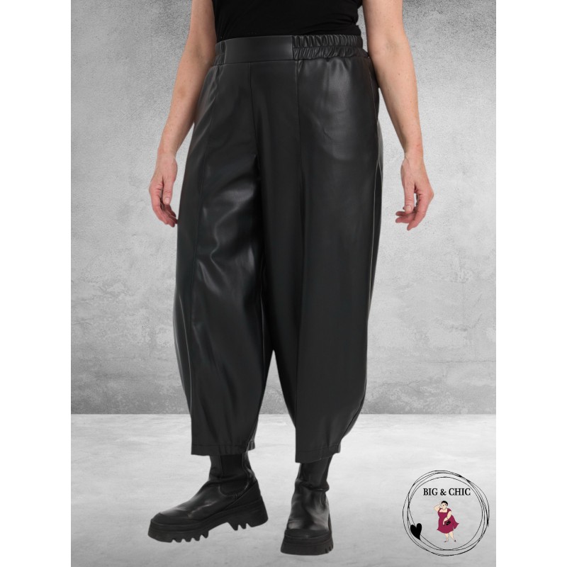 DYB Ballonbroek Leerlook Zwart