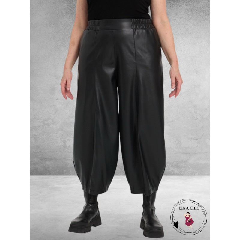 DYB Ballonbroek Leerlook Zwart