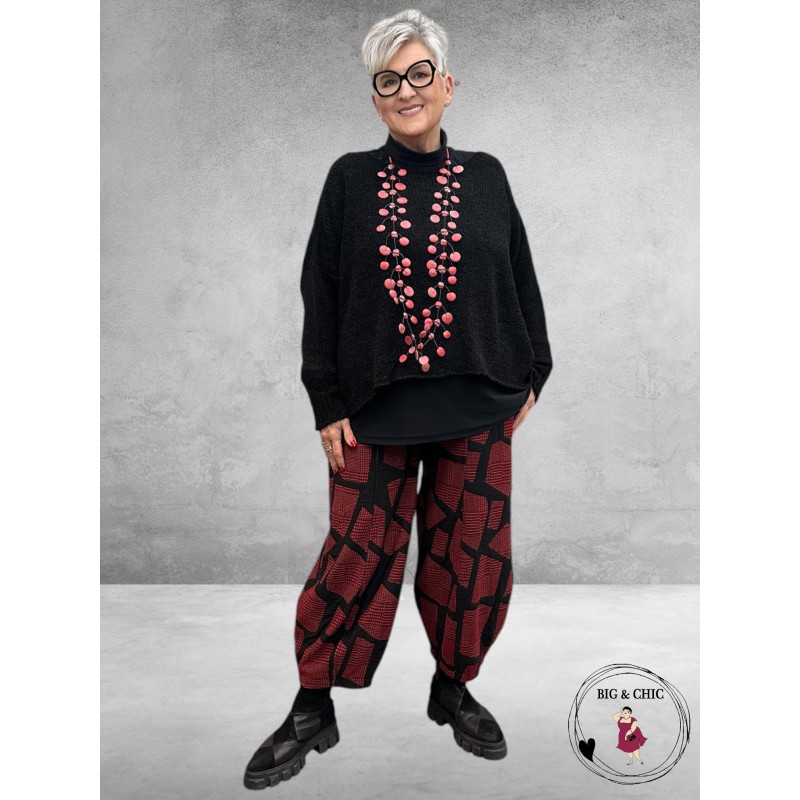 DYB Ballonbroek ZwartRood