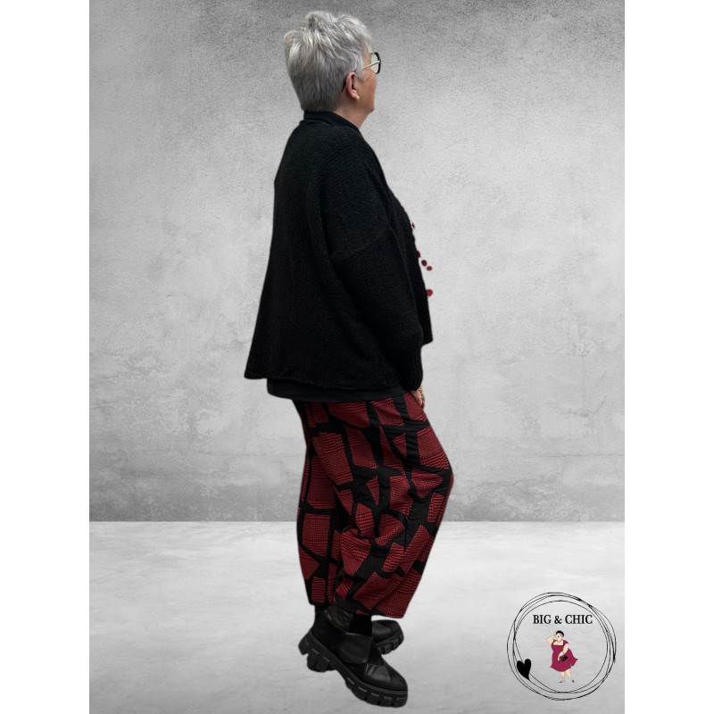 DYB Ballonbroek ZwartRood