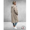 ETAGE PLUS Parka Jas Sand