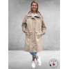 ETAGE PLUS Parka Jas Sand