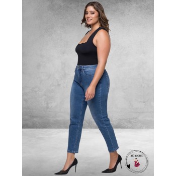 FOX FACTOR Jeans GIGI Monza Blue Mom  30