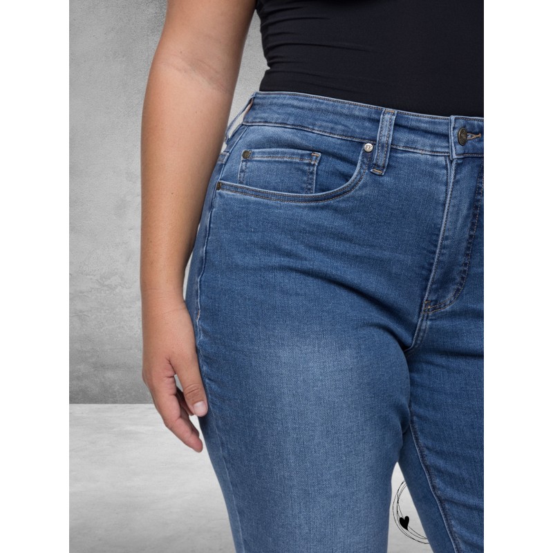 FOX FACTOR Jeans GIGI Monza Blue Mom  30