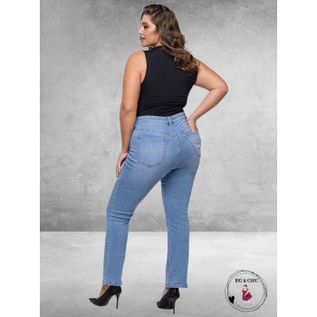 FOX FACTOR Jeans ROXI Milan Blue Straight 32