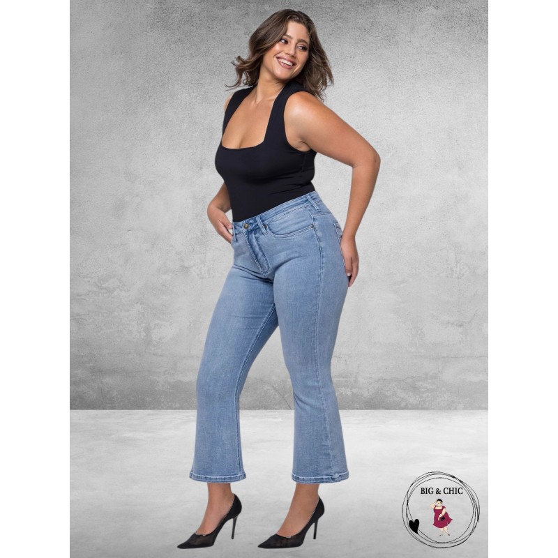 FOX FACTOR Jeans Bobi Cropped Sunrise Blue