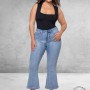 FOX FACTOR Jeans Bobi Cropped Sunrise Blue